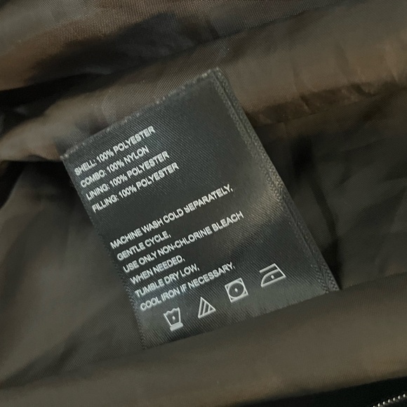 Laundry by Shelli Segal Double layered puffer/corset back hooded coat - Picture 6 of 16